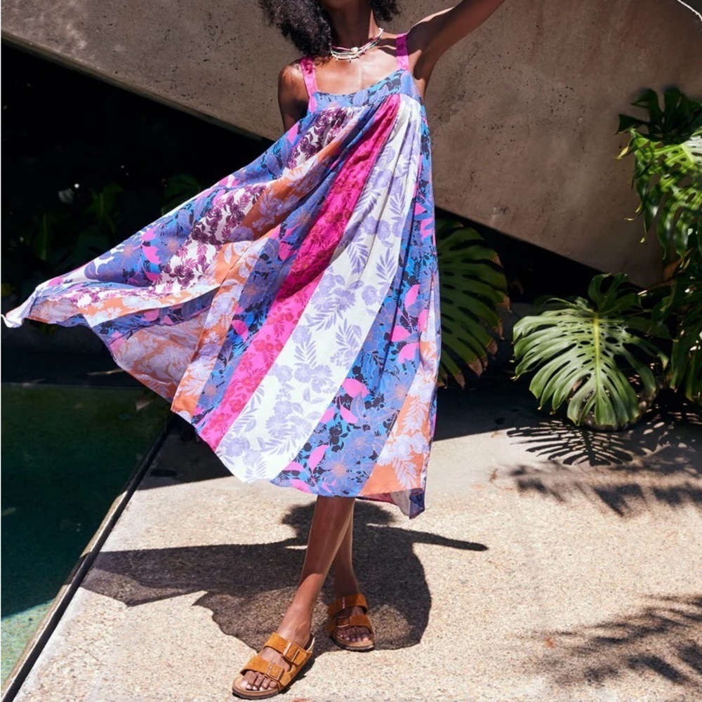 Xirena Tatum Midi Floral Dress